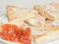 Ванильное печенье на кефире без яиц на сковороде