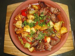 Оджахури со свининой по-грузински