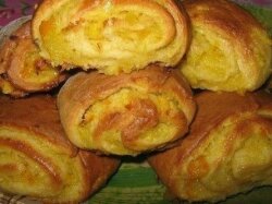 Мягкое печенье с апельсиновой начинкой