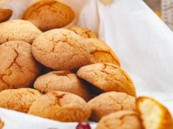 Сахарно-ванильное печенье на кефире