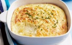 Рулетики из камбалы под сырным суфле
