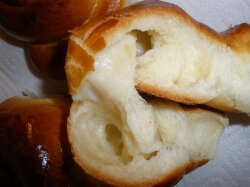 Ванильные булочки бриошь с заварным кремом