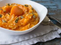 Молочная тыквенно-пшенная каша в духовке