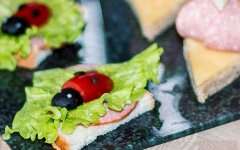 Необычные праздничные бутерброды для детей