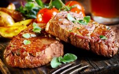 Ромштекс из телятины в духовке