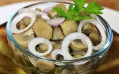 Вкусные маринованные шампиньоны на скорую руку