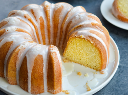 Лимонный кекс с ванилином в духовке