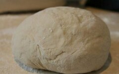 Бездрожжевое тесто на молоке для пиццы на сковороде