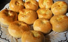 Бездрожжевые кныши с картошкой