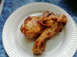 Куриные ножки в духовке в томатно-майонезном соусе