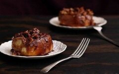 Мягкие булочки с шоколадной начинкой в духовке