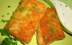 Пивные блинчики с мясной начинкой в кляре