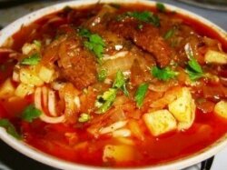 Густой суп «Шурпа» с говядиной