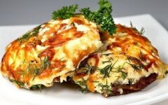 Филе свиное по-французски с картофелем