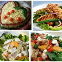 Салат с курицей