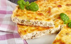 Курник скороспелый на сметане