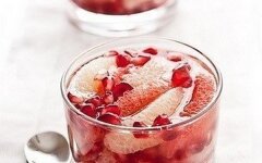 Диетическое фруктовое желе из белого чая