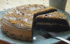 Кекс-торт с сырным кремом в мультиварке