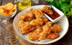Куриные наггетсы в кукурузной панировке как в KFC