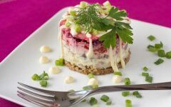 Праздничный лосось под шубой