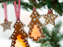 Новогоднее лимонное печенье на елку