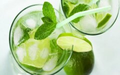 Безалкогольный «Мохито» с тростниковым сахаром