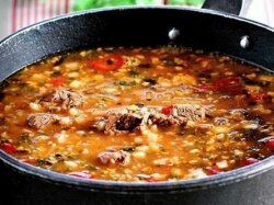 Грузинский острый суп «Харчо»