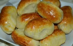 Дрожжевые пирожки-малышки в духовке