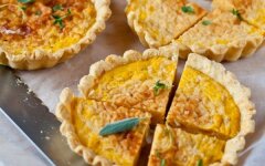 Тарталетки с тыквой и травами
