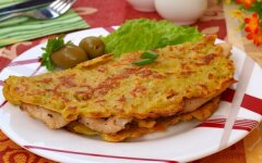 Куриное филе в ажуре