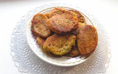 Овощные оладьи из картофеля с морковью