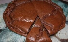 Белковый шоколадный кекс без муки