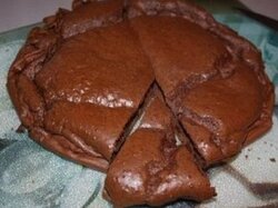 Белковый шоколадный кекс без муки