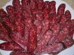 Суджук из конины и свиного сала