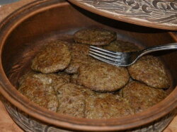 Гречаники с куриной печенью в панировочных сухарях