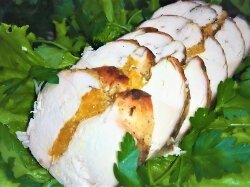 Куриная грудка с мандаринами запеченная в духовке