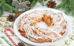 Австрийский кранц с маком и корицей