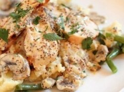 Курица-гриль в сливочно-горчичном соусе