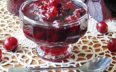 Варенье из замороженной вишни с имбирем