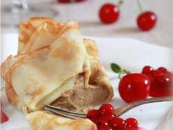 Блинчики с домашним паштетом из печени индейки