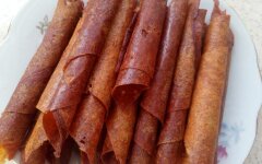 Диетическая пастила из яблок без сахара в духовке