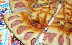 Домашняя пицца с вкусным краешком