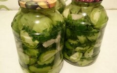 Острый салат «Кобра» из зеленых помидоров