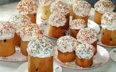 Кулич на сухих дрожжах без яиц и опары