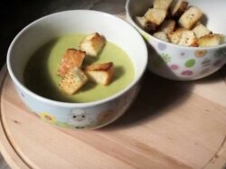 Суп из кабачков с цветной капустой и брокколи