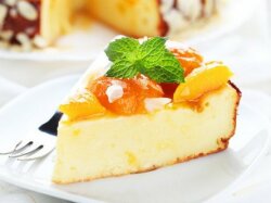 Быстрая творожная запеканка на сметане