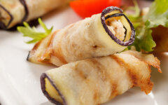 Рулетики из баклажанов с сливочным вкусом