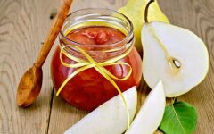 Виноградное варенье-пятиминутка с грушами