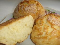 Булочки без дрожжей и яиц на скорую руку