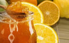 Джем из кабачков с лимоном и ревенем